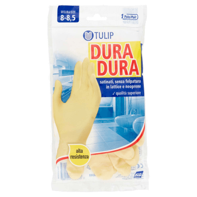 Tulip Dura Dura Guanti satinati, senza felpatura in lattice e neoprene Misura 8-8,5 1 Paio – immagine 9