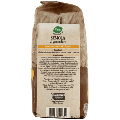 PAM PANORAMA Semola di Grano Duro 1 kg – immagine 10