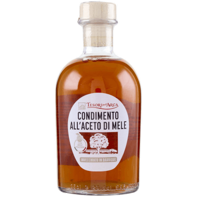 TESORI DELL'ARCA Condimento all'Aceto di Mele Invecchiato in Barrique 250 ml – immagine 9