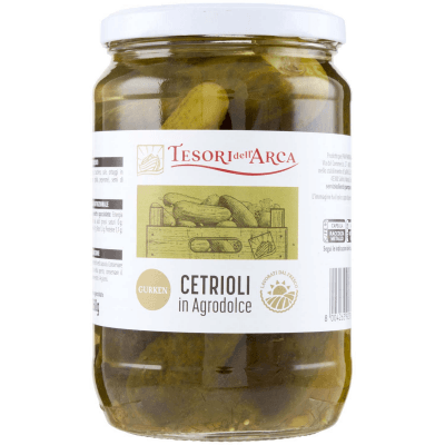 TESORI DELL'ARCA Cetrioli in Agrodolce 670 g – immagine 9