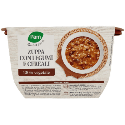 PAM Qualità per te Zuppa con Legumi e Cereali 620 g – immagine 14