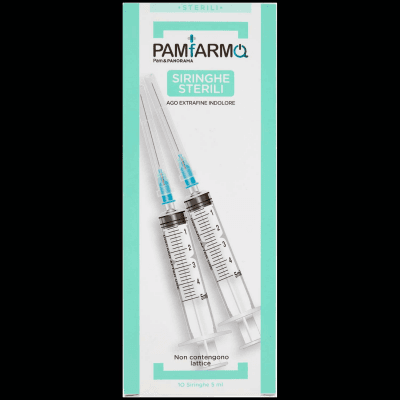 PAM PANORAMA Siringhe Sterili 5 ml 10 pz – immagine 9