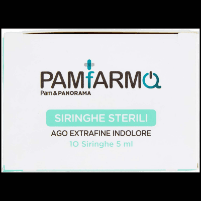 PAM PANORAMA Siringhe Sterili 5 ml 10 pz – immagine 13