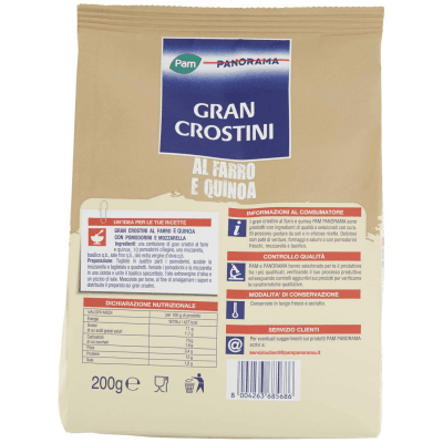Granbon Crostini al Farro con Olio di Oliva 200 g – immagine 11