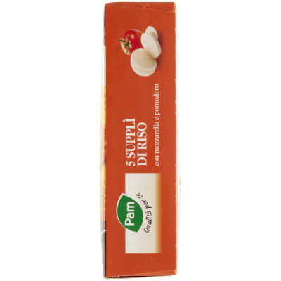 PAM PANORAMA Supplì di Riso con mozzarella e pomodoro surgelati 315g (63g x 5) – immagine 12