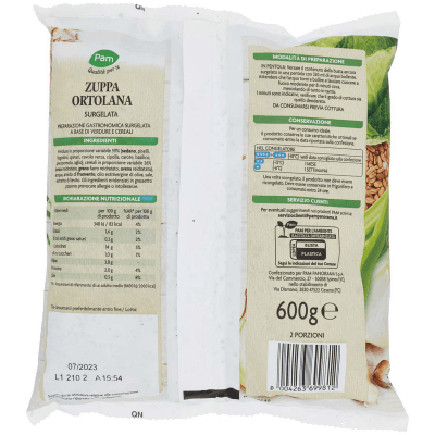 PAM Qualità per te Zuppa Ortolana con orzo, farro e avena Surgelata 600 g – immagine 11