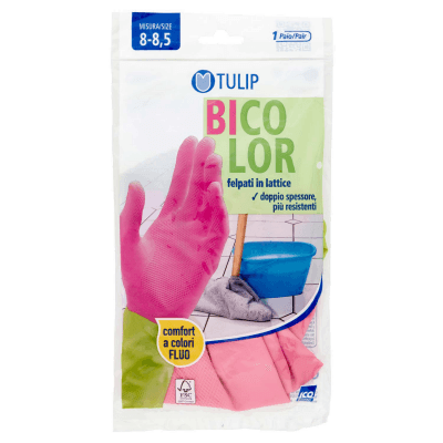 Tulip Bicolor Guanti felpati in lattice Misura 8-8,5 1 Paio – immagine 9