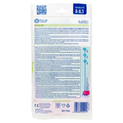 Tulip Bicolor Guanti felpati in lattice Misura 8-8,5 1 Paio – immagine 11