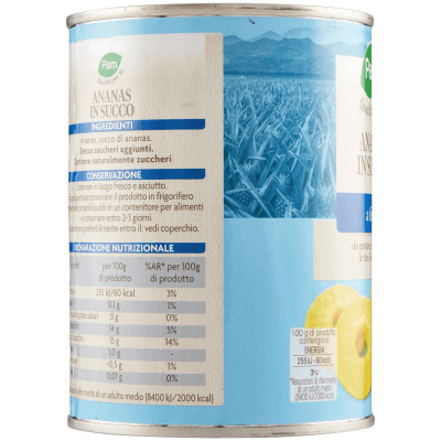 PAM Qualità per te Ananas a Fette al naturale 565 g – immagine 10