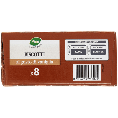 PAM Qualità per te Biscotti al gusto di vaniglia 8 x 50 g – immagine 12
