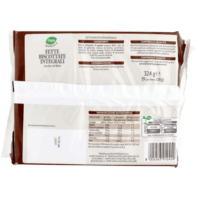 PAM Qualità per te Fette Biscottate Integrali 9 x 36 g – immagine 11