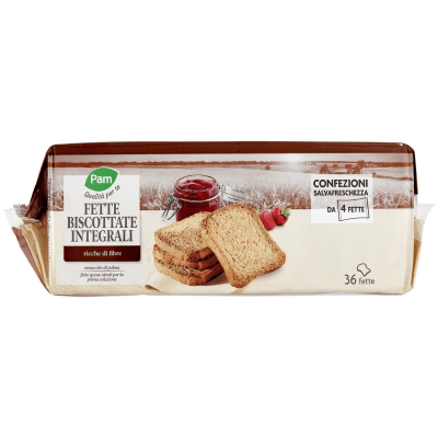 PAM Qualità per te Fette Biscottate Integrali 9 x 36 g – immagine 13