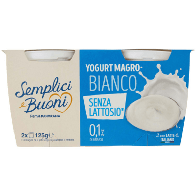 SEMPLICI E BUONI Senza Lattosio Yogurt Magro Bianco 2 x 125 g – immagine 9