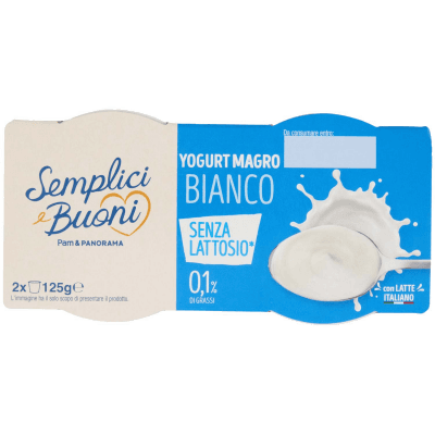 SEMPLICI E BUONI Senza Lattosio Yogurt Magro Bianco 2 x 125 g – immagine 13