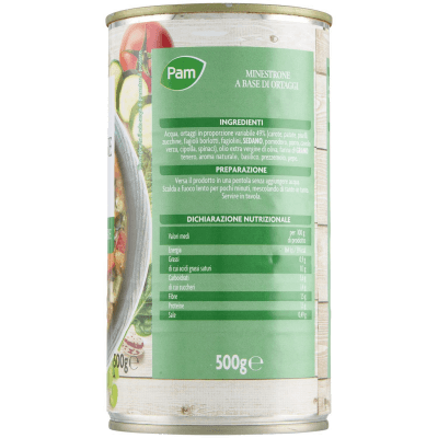 PAM PANORAMA Minestrone di Verdure 500 g – immagine 12