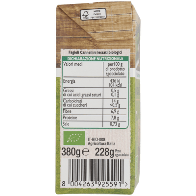 BIO Fagioli Cannellini Biologici 380 g – immagine 10