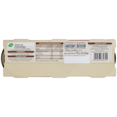 PAM PANORAMA Polpa di Pomodoro 1200g (400g x 3) – immagine 14
