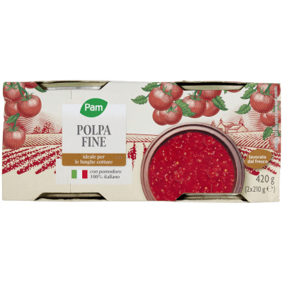 PAM PANORAMA Polpa Fine 420 g (210 g x 2) – immagine 9