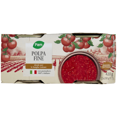 PAM PANORAMA Polpa Fine 420 g (210 g x 2) – immagine 11