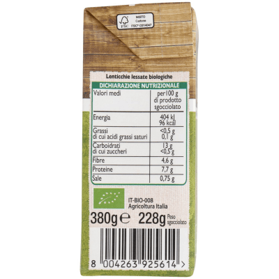 BIO Lenticchie Biologiche 380 g – immagine 12