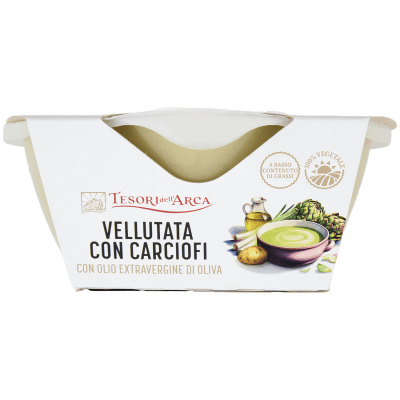 TESORI DELL'ARCA Vellutata con Carciofi con Olio Extravergine di Oliva 350 g – immagine 14