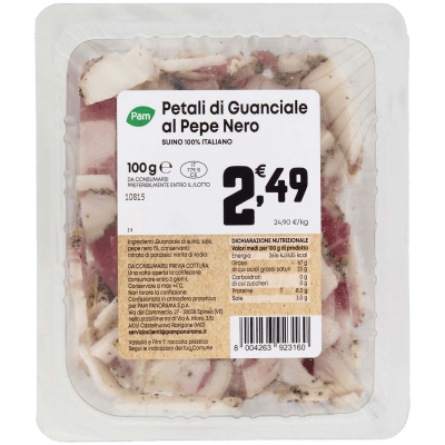 PAM Petali di Guanciale al Pepe Nero 100 g – immagine 9