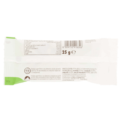 Misto aperitivo arachidi mandorle anacardi noci di macadamia 25g – immagine 4