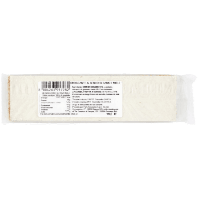 TESORI DELL'ARCA Croccante di Semi di Sesamo e Miele 100 g – immagine 11