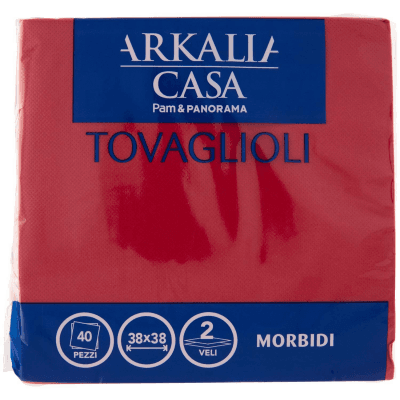 ARKALIA CASA Tovaglioli 2 Veli 38x38 40 pz – immagine 9