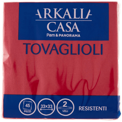 ARKALIA CASA Tovaglioli 2 Veli 33x33 45 pz – immagine 9