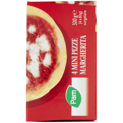 PAM 4 Mini Pizze Margherita surgelate 4 x 80 g – immagine 12