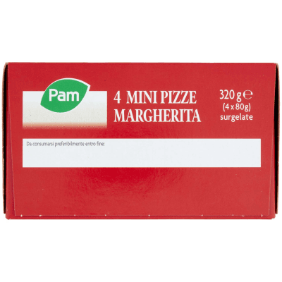 PAM 4 Mini Pizze Margherita surgelate 4 x 80 g – immagine 14