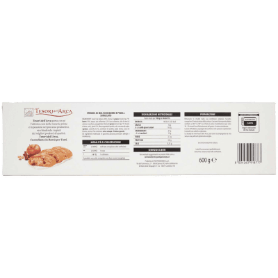 TESORI DELL'ARCA Strudel di Mele con Pinoli in Pasta Sfoglia con Burro Surgelato 600 g – immagine 11