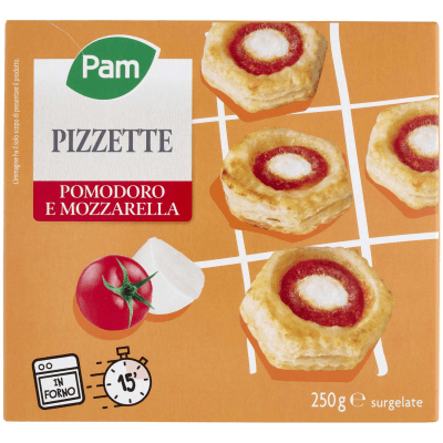 PAM Pizzette Pomodoro e Mozzarella surgelate 250 g – immagine 9