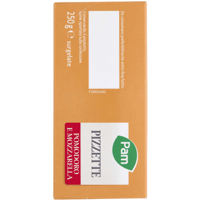 PAM Pizzette Pomodoro e Mozzarella surgelate 250 g – immagine 10