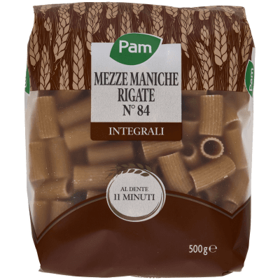 PAM Mezze Maniche Rigate N° 84 Integrali 500 g – immagine 9