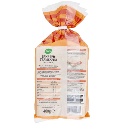 PAM Pane per Tramezzini Grano Duro 400 g – immagine 11