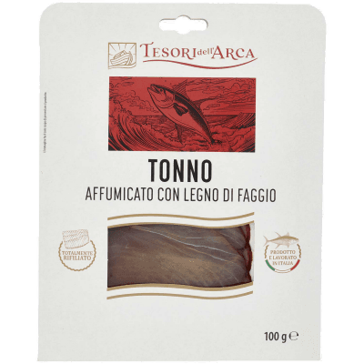 TESORI DELL'ARCA Tonno Affumicato con Legno di Faggio 100 g – immagine 9