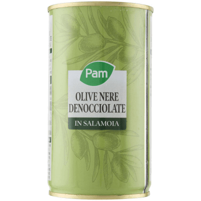 PAM Olive Nere Denocciolate in Salamoia 350 g – immagine 11