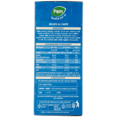 PAM Qualità per te Gelato al caffè 4 x 70 g – immagine 12