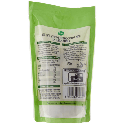 PAM Olive Verdi Denocciolate in Salamoia 180 g – immagine 11
