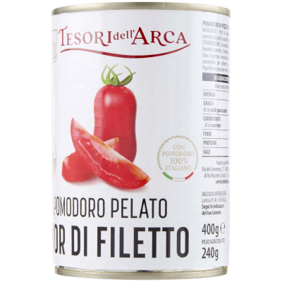 TESORI DELL'ARCA Pomodoro Pelato Fior di Filetto 400 g – immagine 11