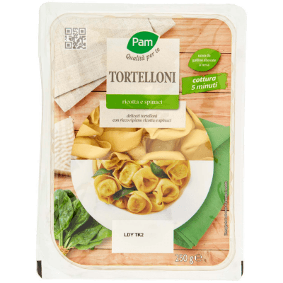 PAM Qualità per te Tortelloni ricotta e spinaci 250 g – immagine 9