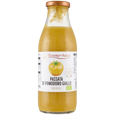 TESORI DELL'ARCA Passata di Pomodoro Giallo Biologica 500 g – immagine 9