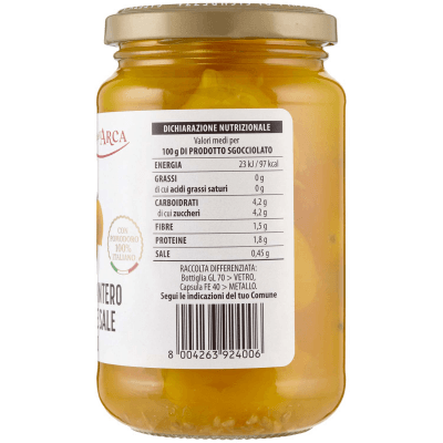 TESORI DELL'ARCA Pomodoro Intero in Acqua e Sale Giallo 360 g – immagine 12