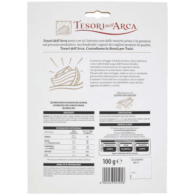 TESORI DELL'ARCA Salmone Selvaggio d'Alaska Sockeye 100 g – immagine 11