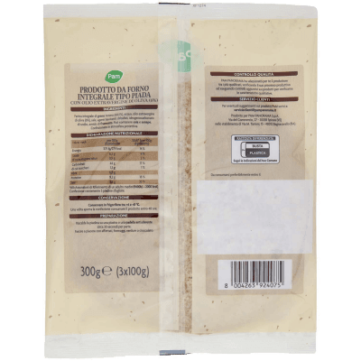PAM Piadina Integrale 3 x 100 g – immagine 11