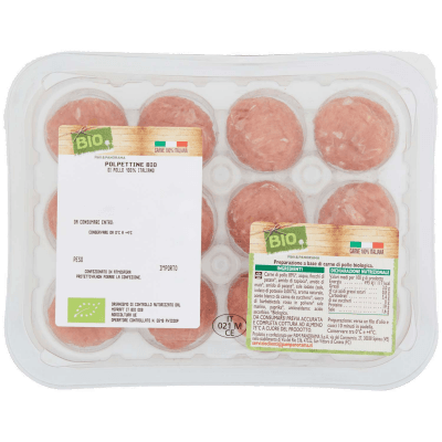 BIO Polpettine BIO di Pollo 100% Italiano 0,240 kg – immagine 9