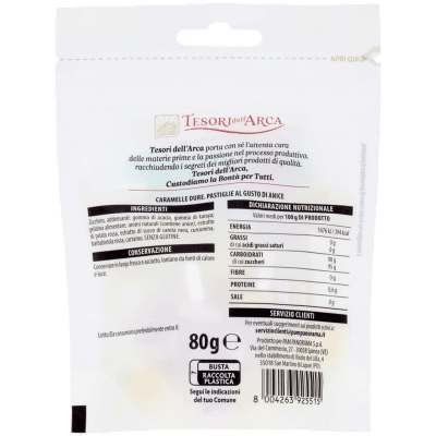TESORI DELL'ARCA Caramelle Anice 80 g – immagine 11
