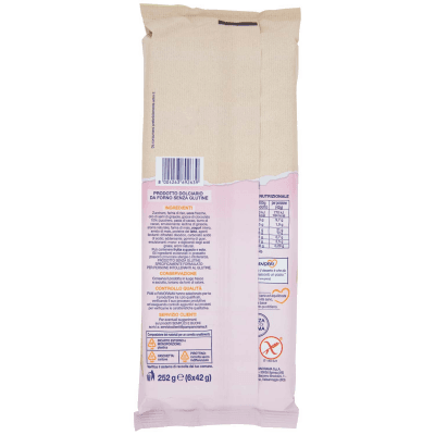 SEMPLICI E BUONI Senza Glutine Tortina con Gocce di Cioccolato 252g (42g x 6) – immagine 11